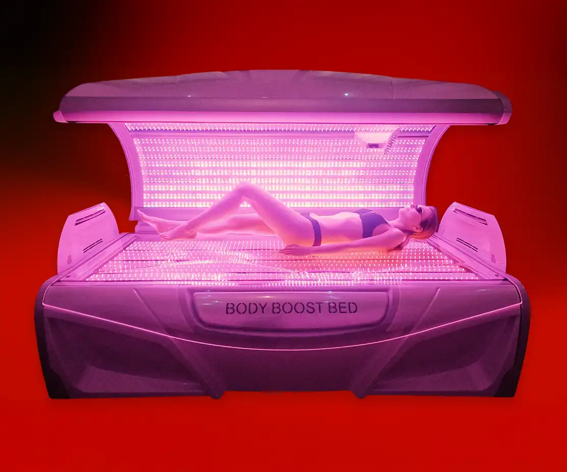 Cabine de photobiomodulation Body Boost Bed, dispositif médical PBM marqué CE
